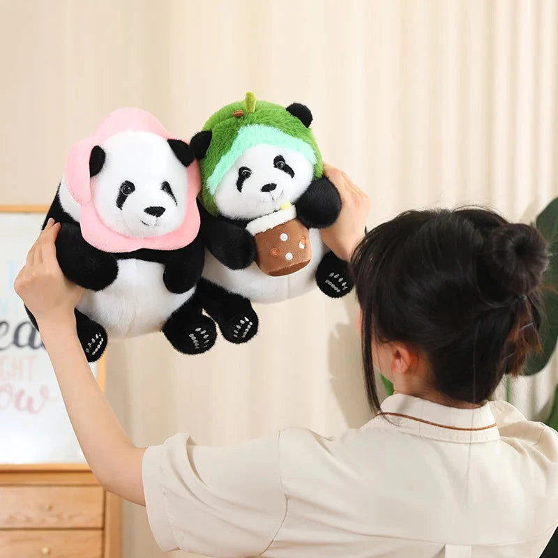 Adorable Chunky Panda Plushie Collection