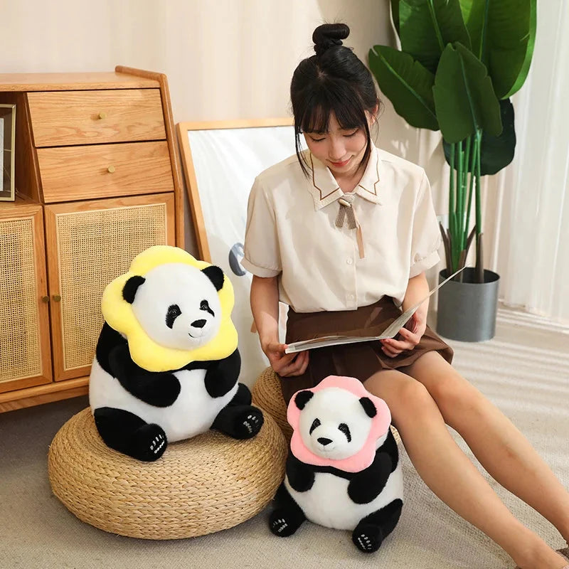 Adorable Chunky Panda Plushie Collection