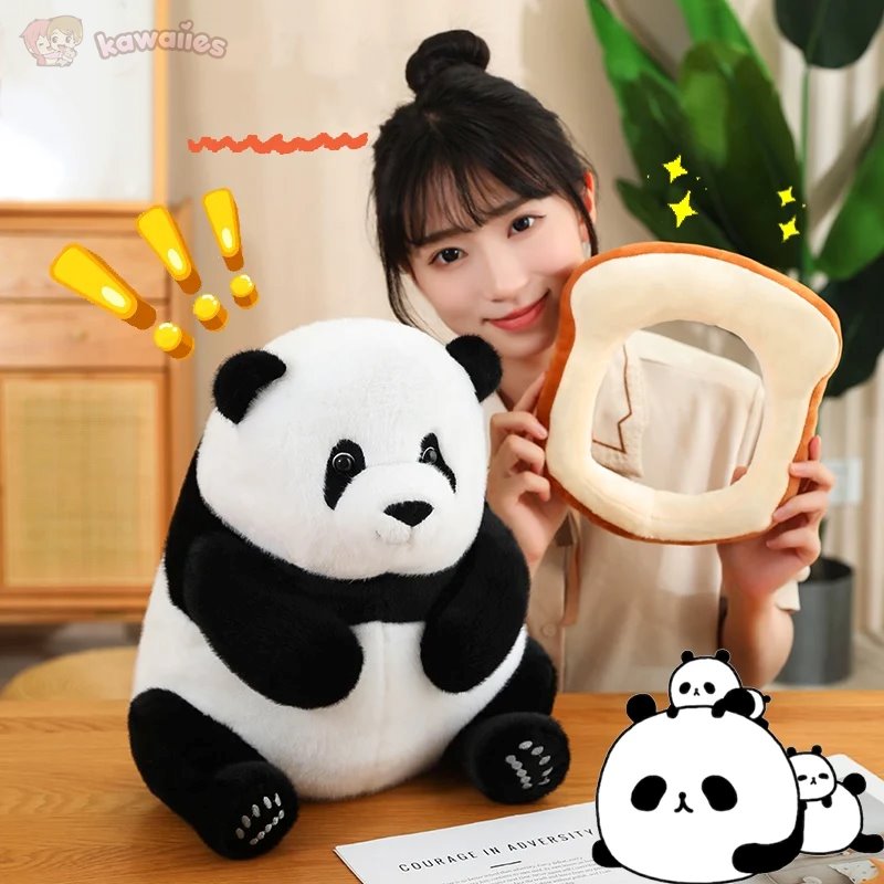 Adorable Chunky Panda Plushie Collection