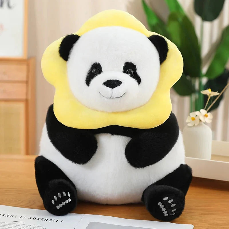 Adorable Chunky Panda Plushie Collection
