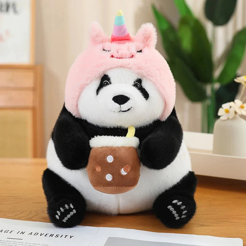 Adorable Chunky Panda Plushie Collection