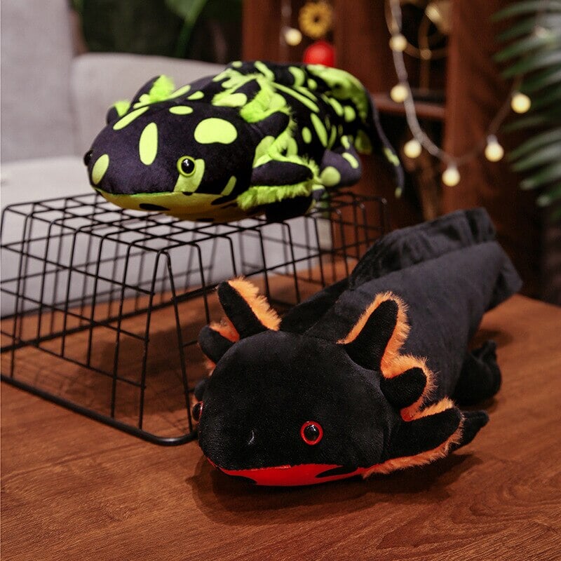 Adorable Colorful Axolotl Plushie Family - Kawaii Cuteness Overload!