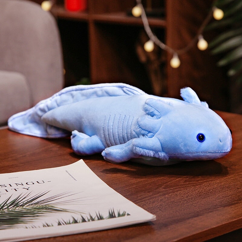 Adorable Colorful Axolotl Plushie Family - Kawaii Cuteness Overload!