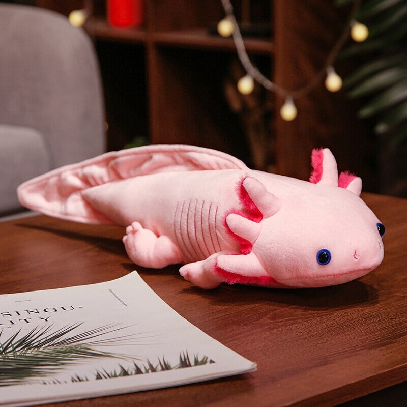 Adorable Colorful Axolotl Plushie Family - Kawaii Cuteness Overload!