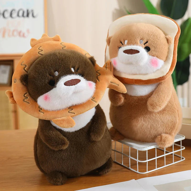 Adorable Dress-up Otter Plush Toy