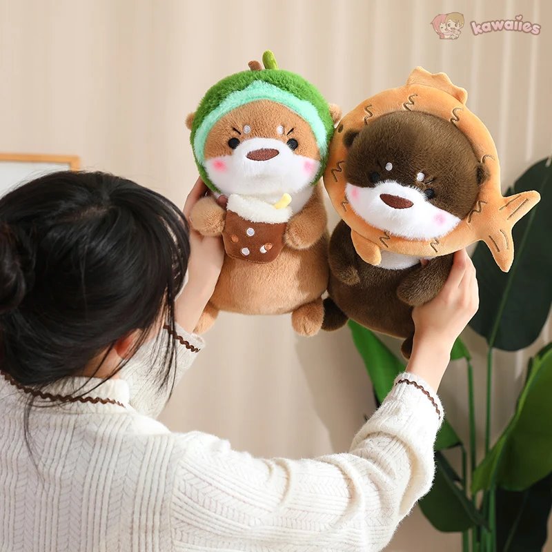 Adorable Dress-up Otter Plush Toy