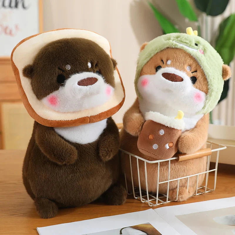 Adorable Dress-up Otter Plush Toy