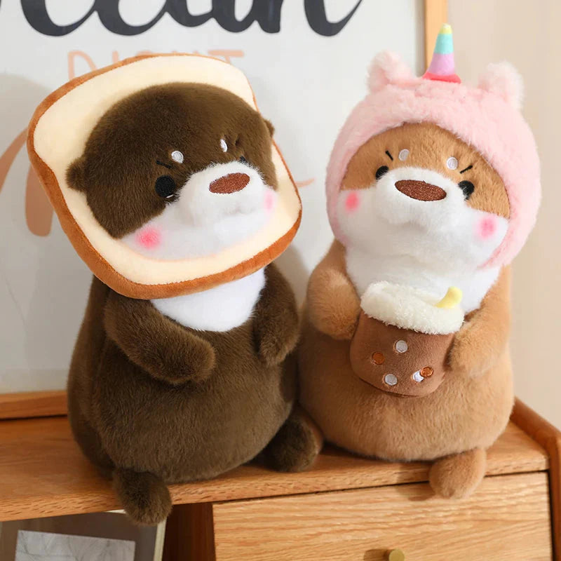 Adorable Dress-up Otter Plush Toy