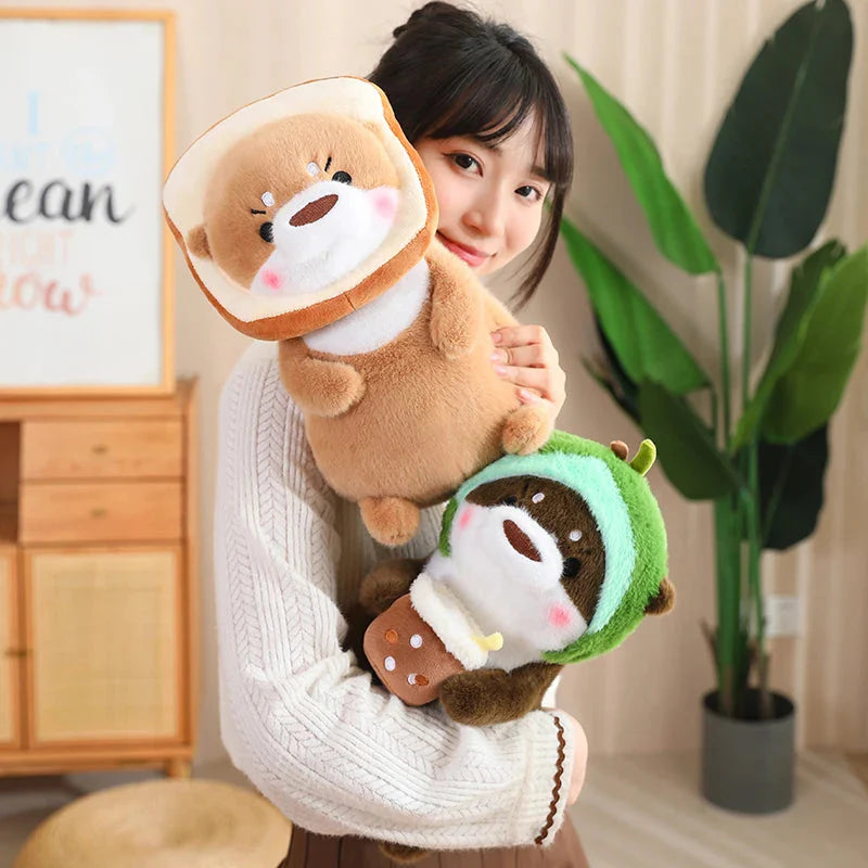 Adorable Dress-up Otter Plush Toy