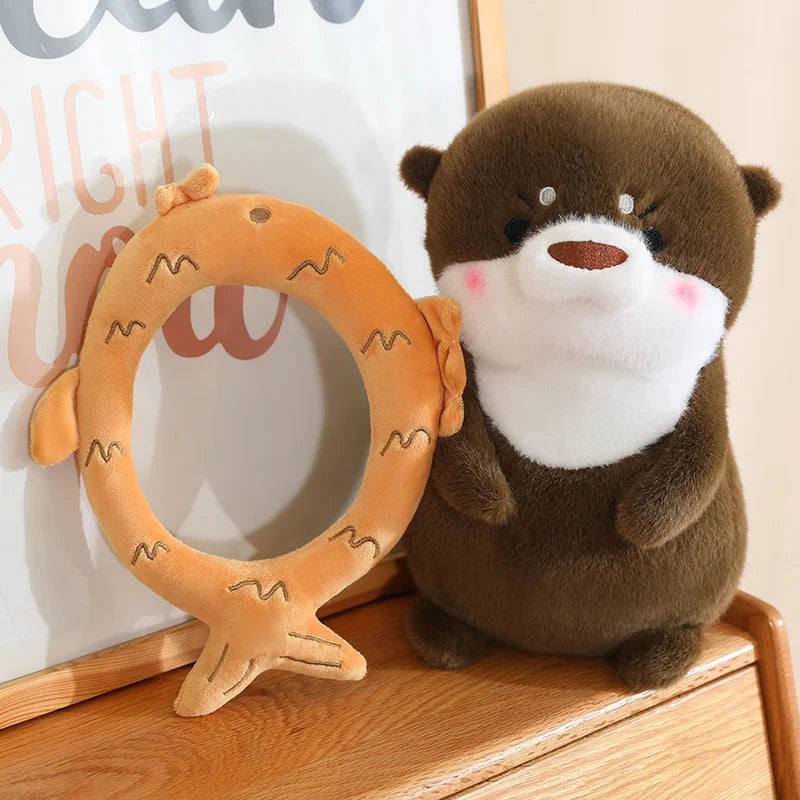 Adorable Dress-up Otter Plush Toy