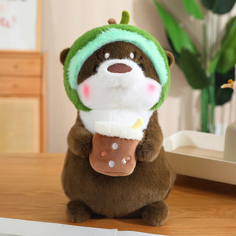 Adorable Dress-up Otter Plush Toy