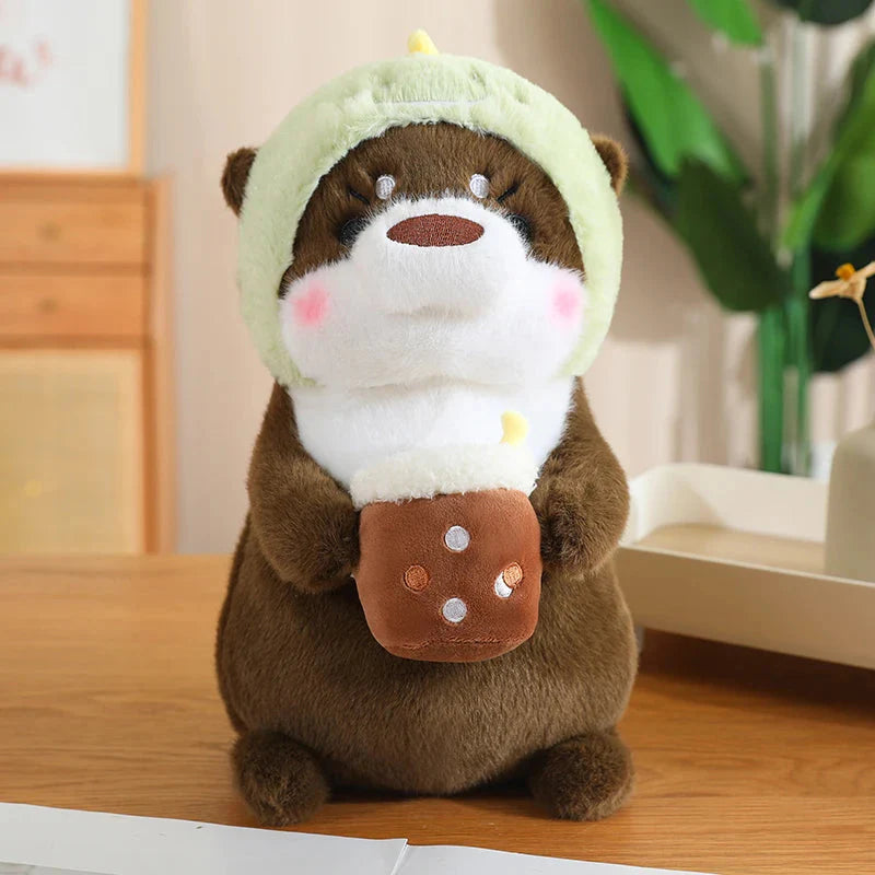 Adorable Dress-up Otter Plush Toy