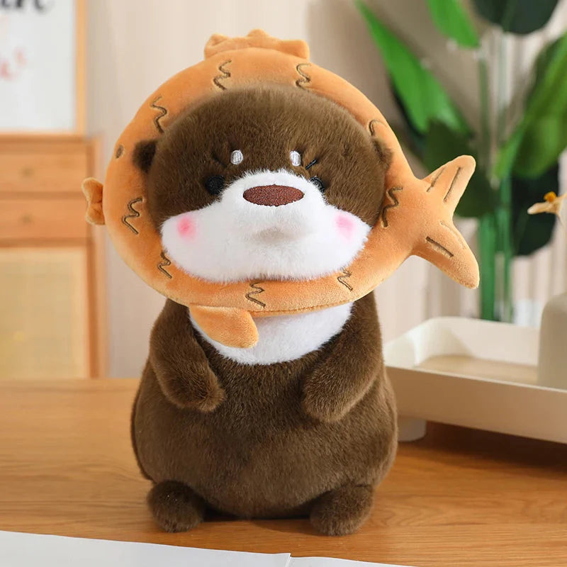 Adorable Dress-up Otter Plush Toy