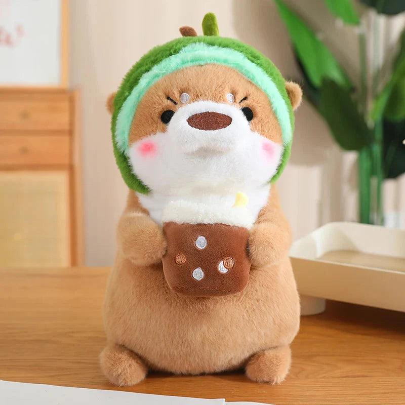 Adorable Dress-up Otter Plush Toy