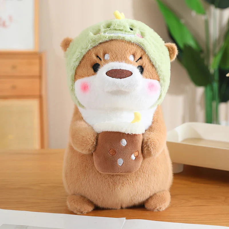Adorable Dress-up Otter Plush Toy