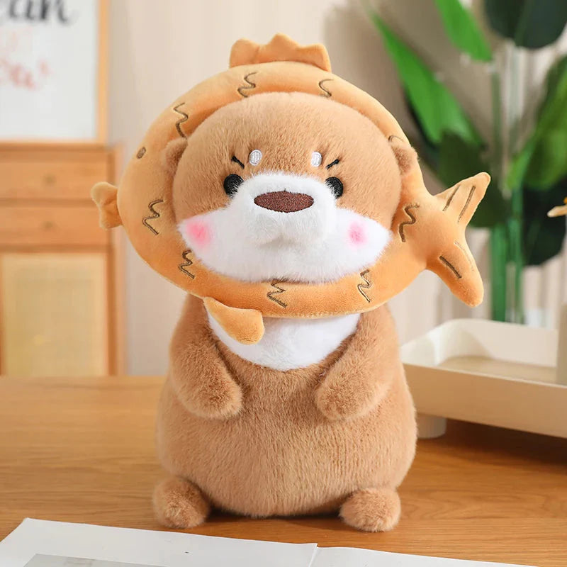 Adorable Dress-up Otter Plush Toy