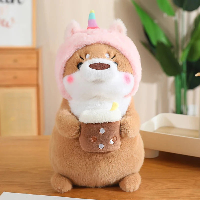 Adorable Dress-up Otter Plush Toy