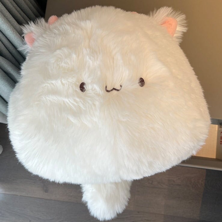Adorable Fluffy Cat Plush Pillow - Ultimate Comfort Companion!