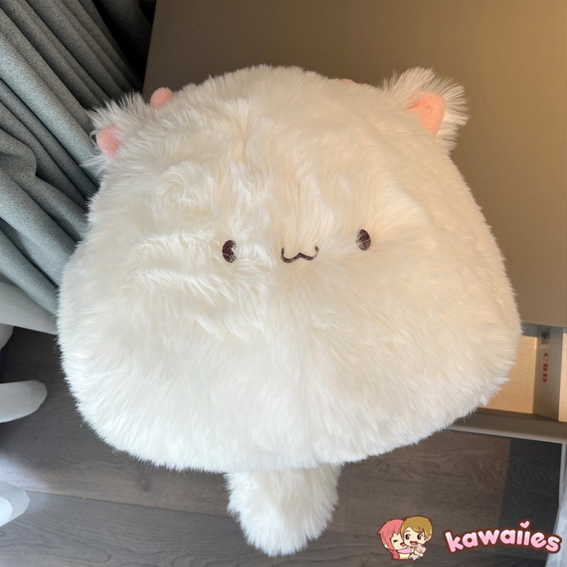 Adorable Fluffy Cat Plush Pillow - Ultimate Comfort Companion!
