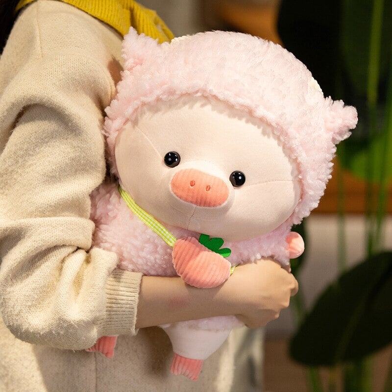 Adorable Fluffy Piggy Plushies for Kawaii Cosplay Fans