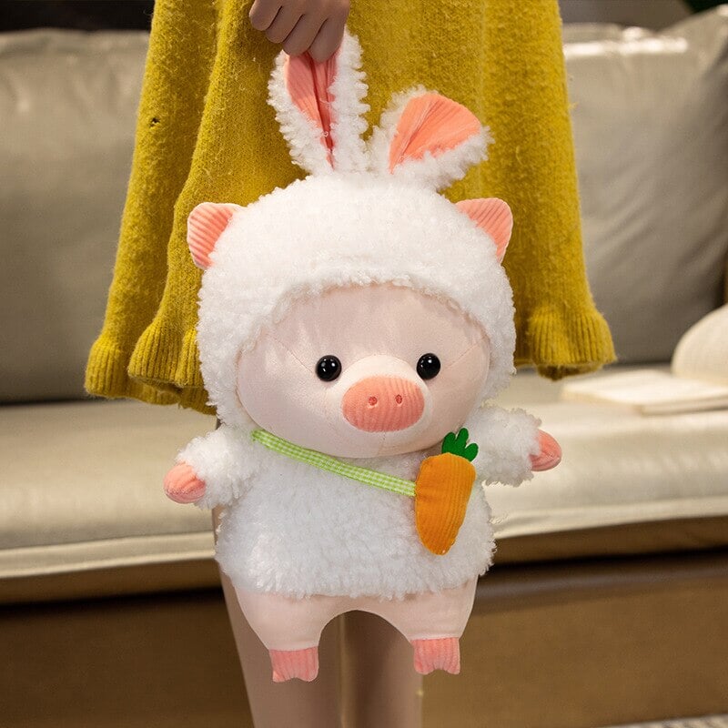 Adorable Fluffy Piggy Plushies for Kawaii Cosplay Fans