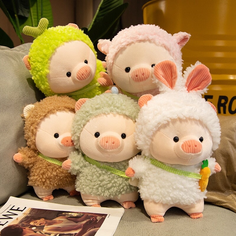 Adorable Fluffy Piggy Plushies for Kawaii Cosplay Fans