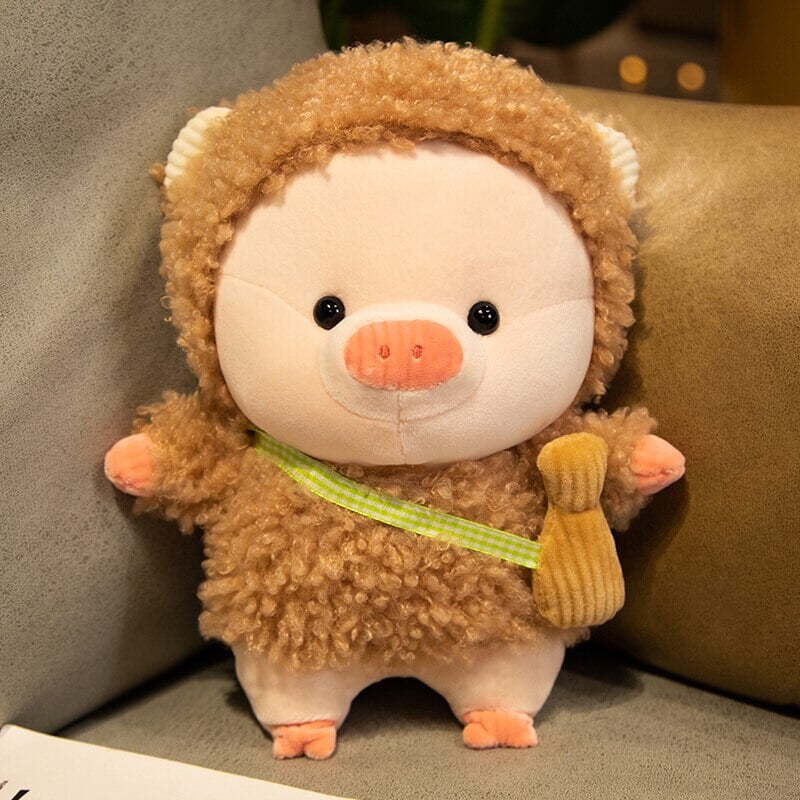 Adorable Fluffy Piggy Plushies for Kawaii Cosplay Fans