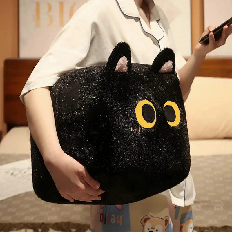 Adorable Fluffy Cube Cat Plushie Collection