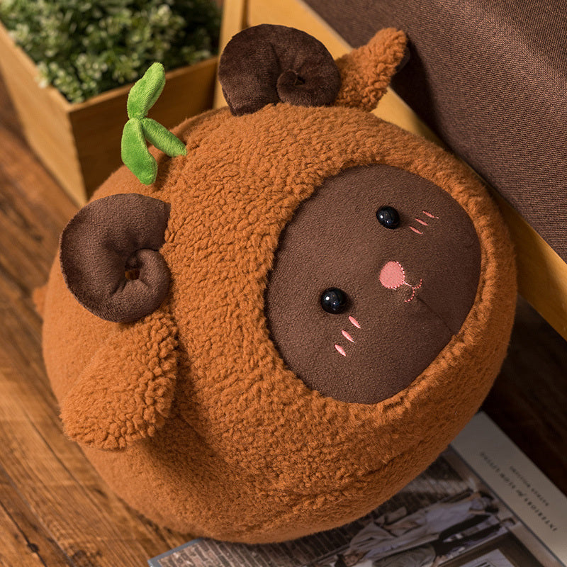 Adorable Fluffy Sheep Goat Ram Plush Toy