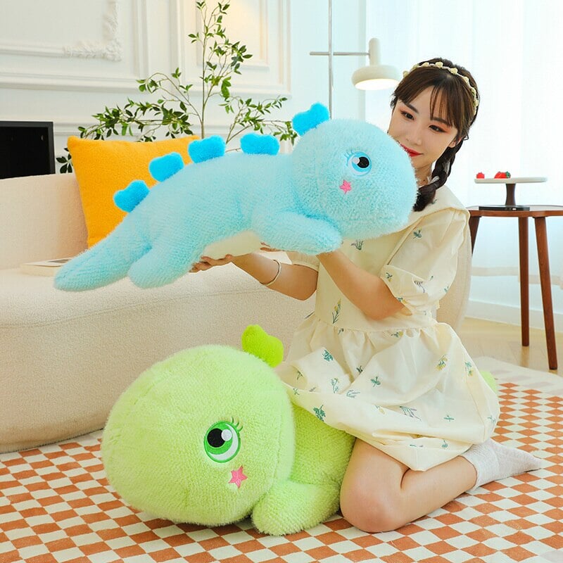 Adorable Fluffy Stegosaurus Dinosaur Plush Toys