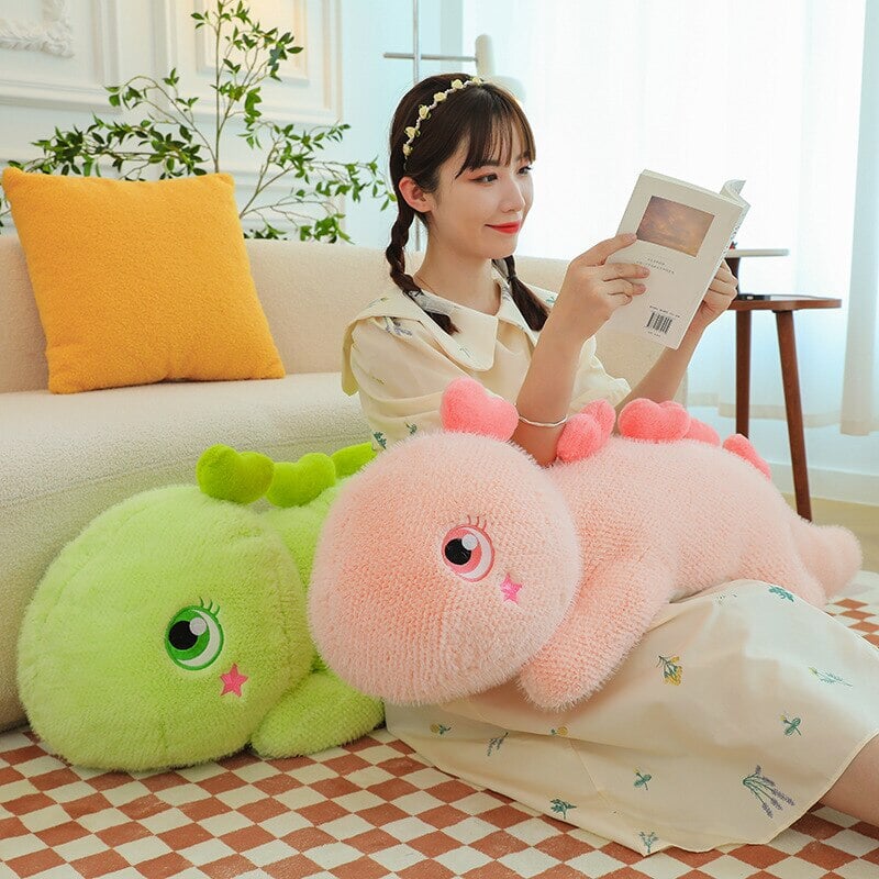 Adorable Fluffy Stegosaurus Dinosaur Plush Toys