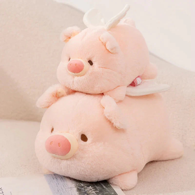 Adorable Flying Angel Pig Plush Toy