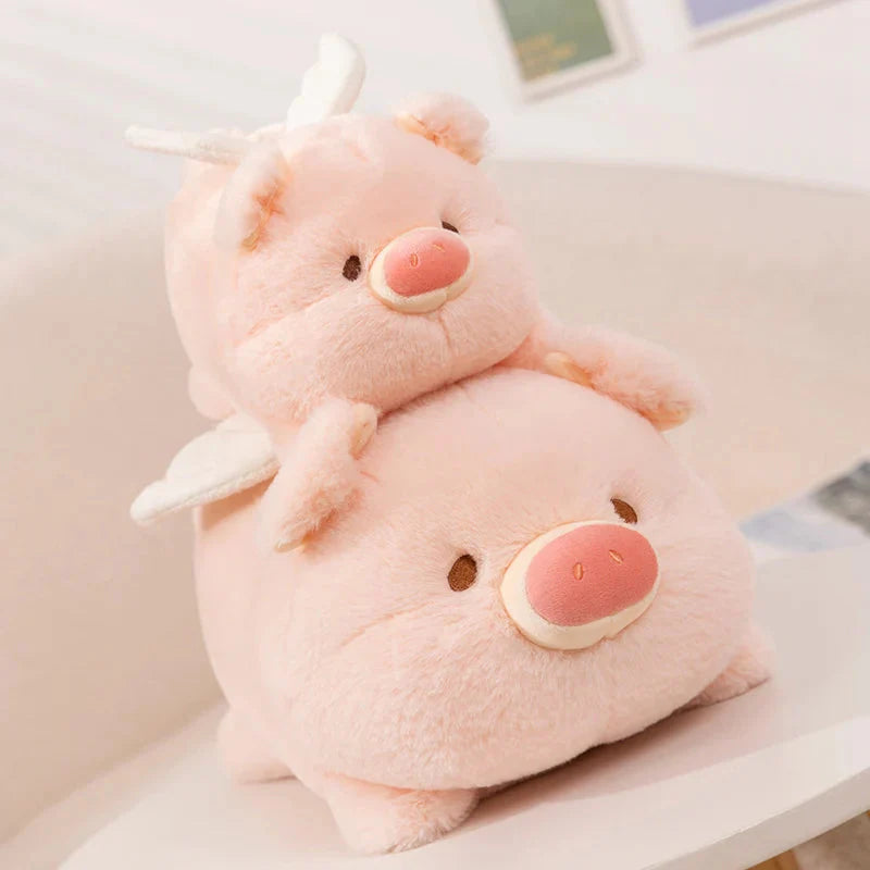 Adorable Flying Angel Pig Plush Toy