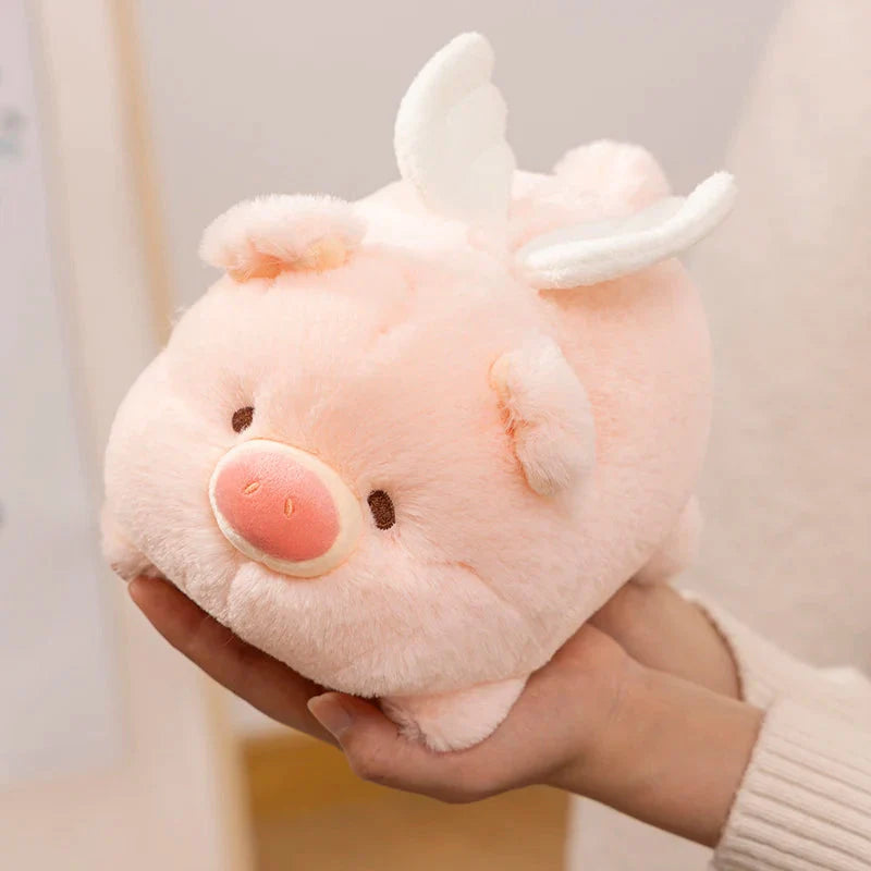 Adorable Flying Angel Pig Plush Toy