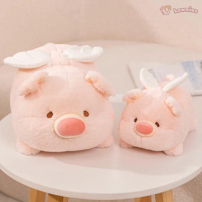 Adorable Flying Angel Pig Plush Toy