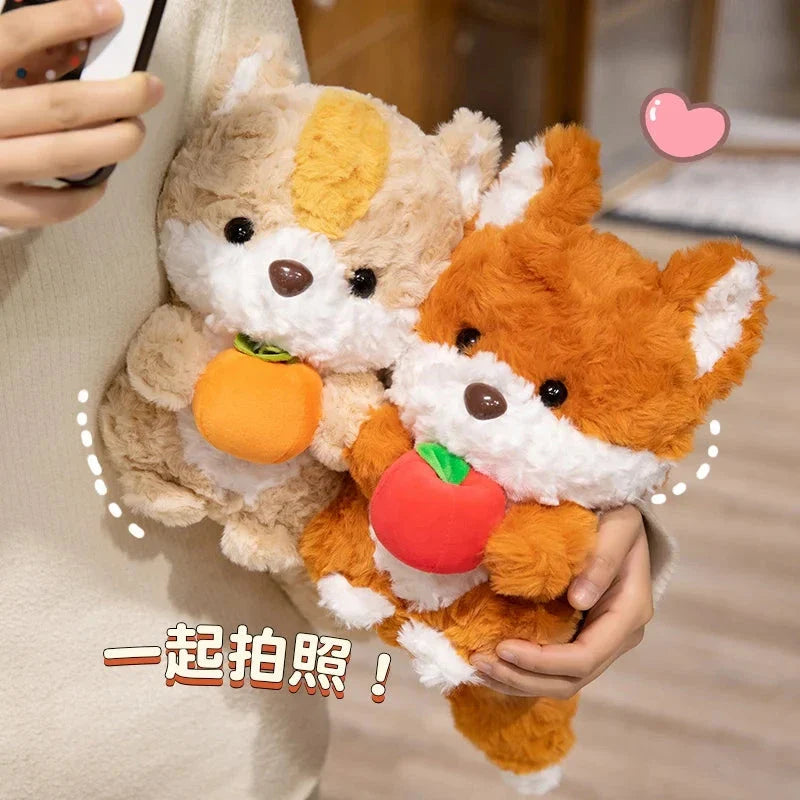 Adorable Kawaii Fox and Squirrel Chibi Plush Toys