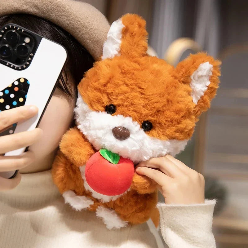 Adorable Kawaii Fox and Squirrel Chibi Plush Toys