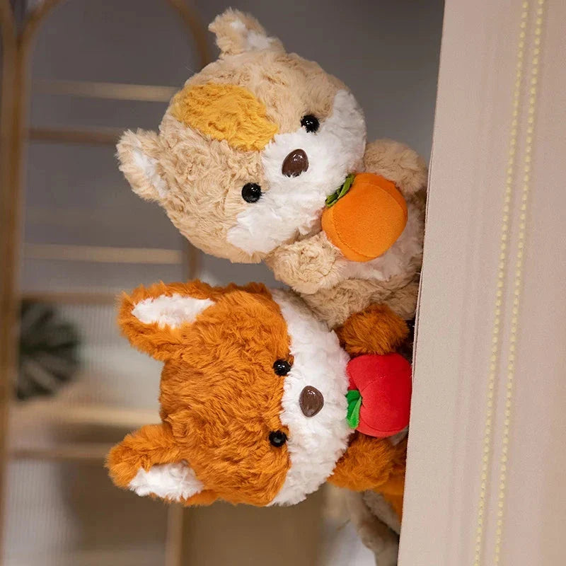 Adorable Kawaii Fox and Squirrel Chibi Plush Toys