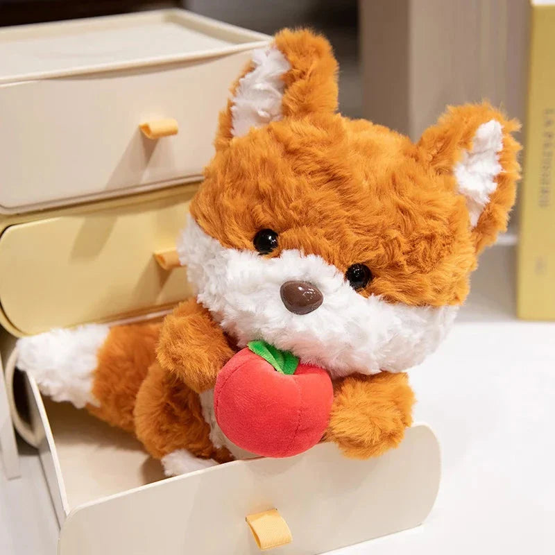 Adorable Kawaii Fox and Squirrel Chibi Plush Toys