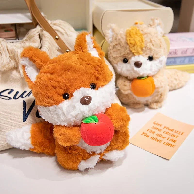 Adorable Kawaii Fox and Squirrel Chibi Plushies for Cuddly Companionship!