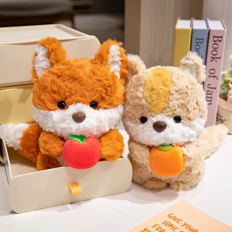 Adorable Kawaii Fox and Squirrel Chibi Plushies for Cuddly Companionship!