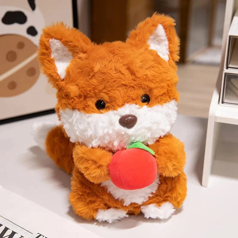 Adorable Kawaii Fox and Squirrel Chibi Plush Toys