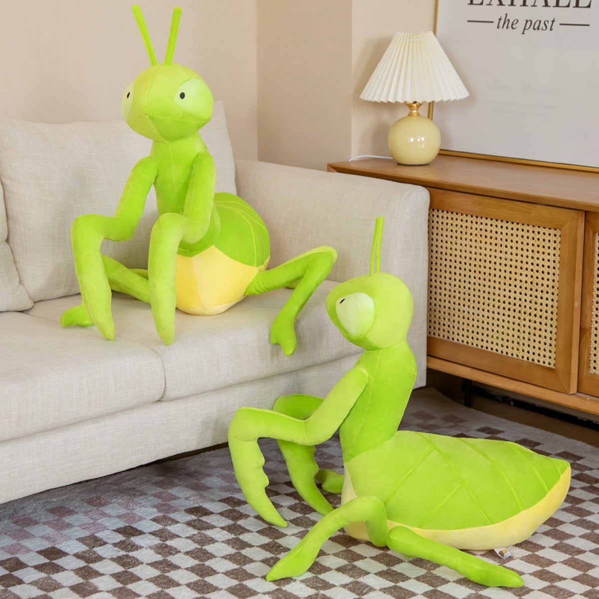 Adorable Green Praying Mantis Plush Toy