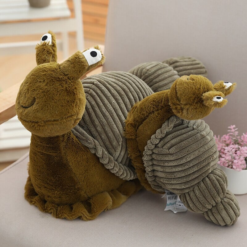 Adorable Green Snail Plush Toy