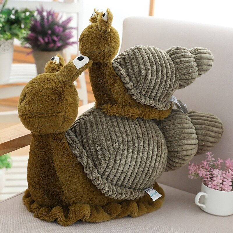 Adorable Green Snail Plush Toy