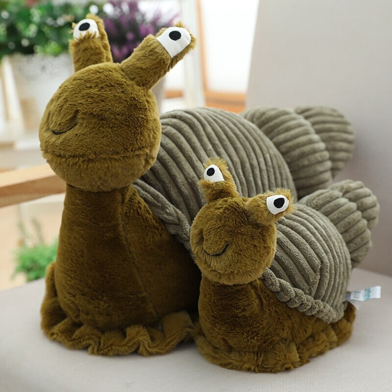 Adorable Green Snail Plush Toy