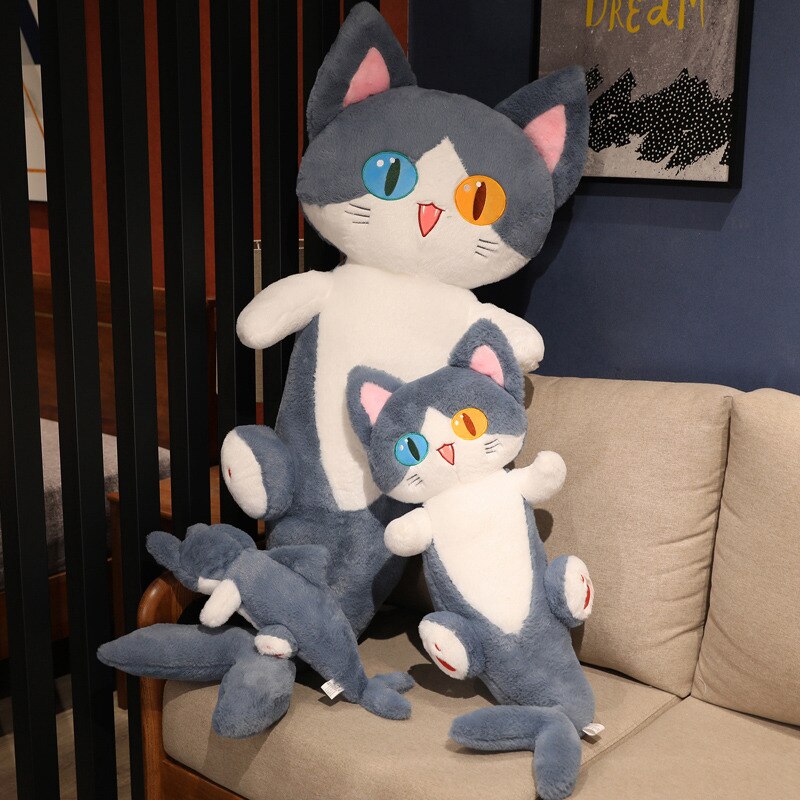Adorable Hybrid Dolphin-Cat Plush Toy