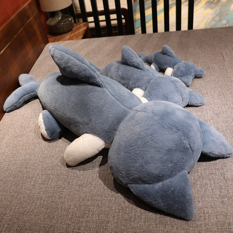 Adorable Hybrid Dolphin-Cat Plush Toy