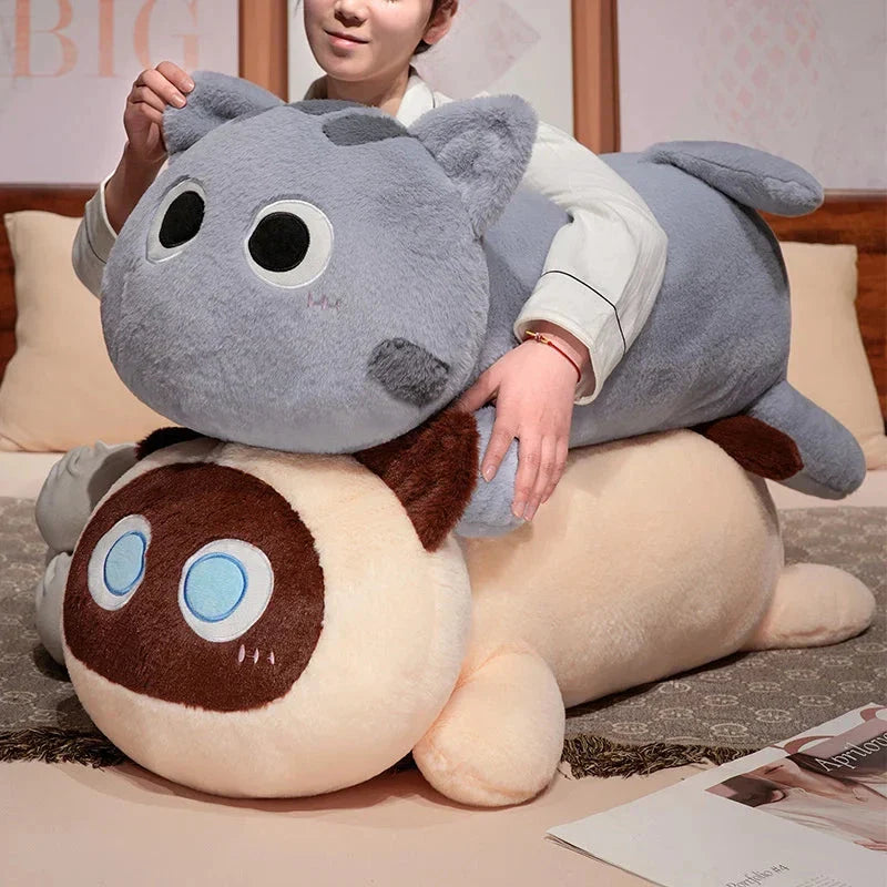 Adorable Long Snuggly Cat Plush Toys