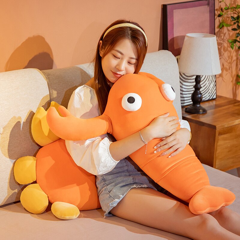 Adorable Orange Crab & Lobster Plush Toy
